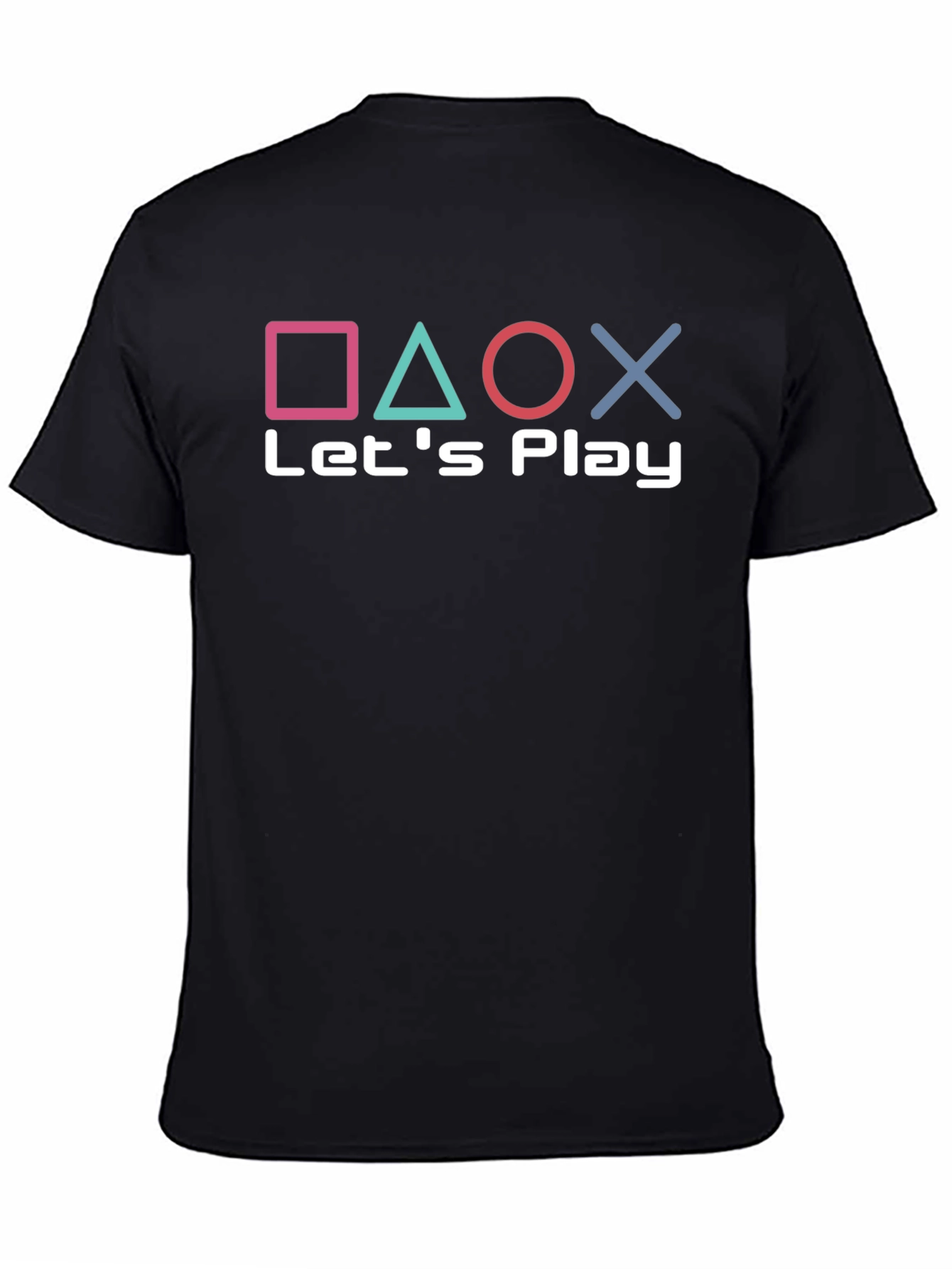 Lets Play Gaming Tee - Playstation Inspired Design