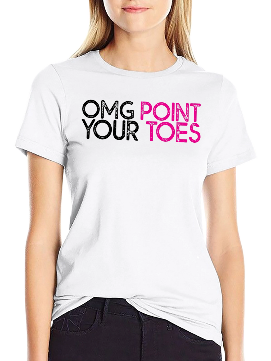 OMG Point Your Toes Graphic Tee
