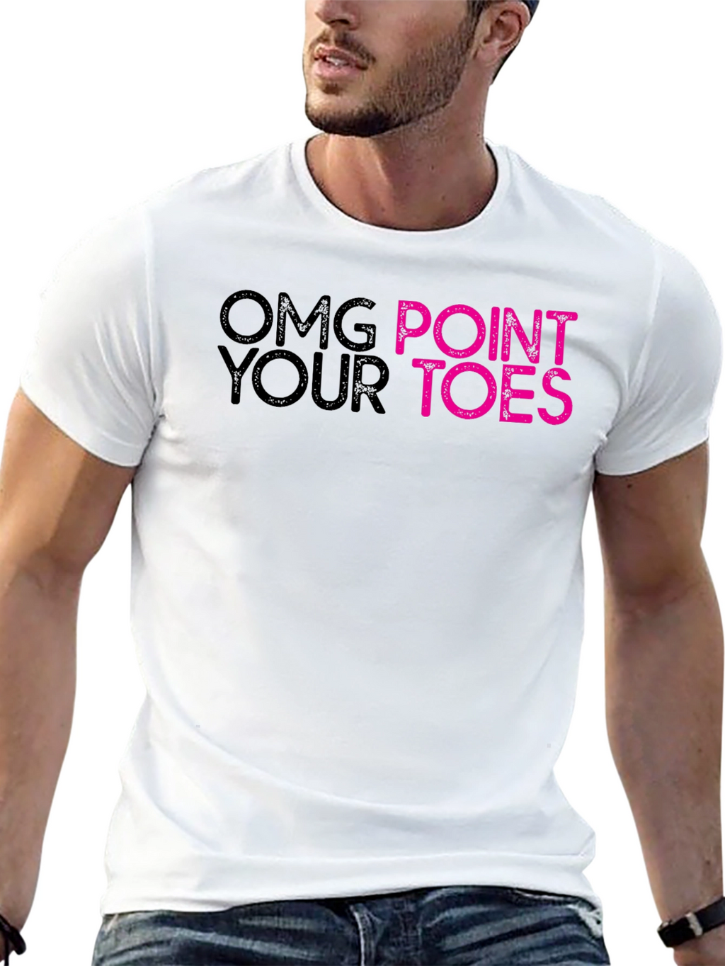 OMG Point Your Toes Graphic Tee