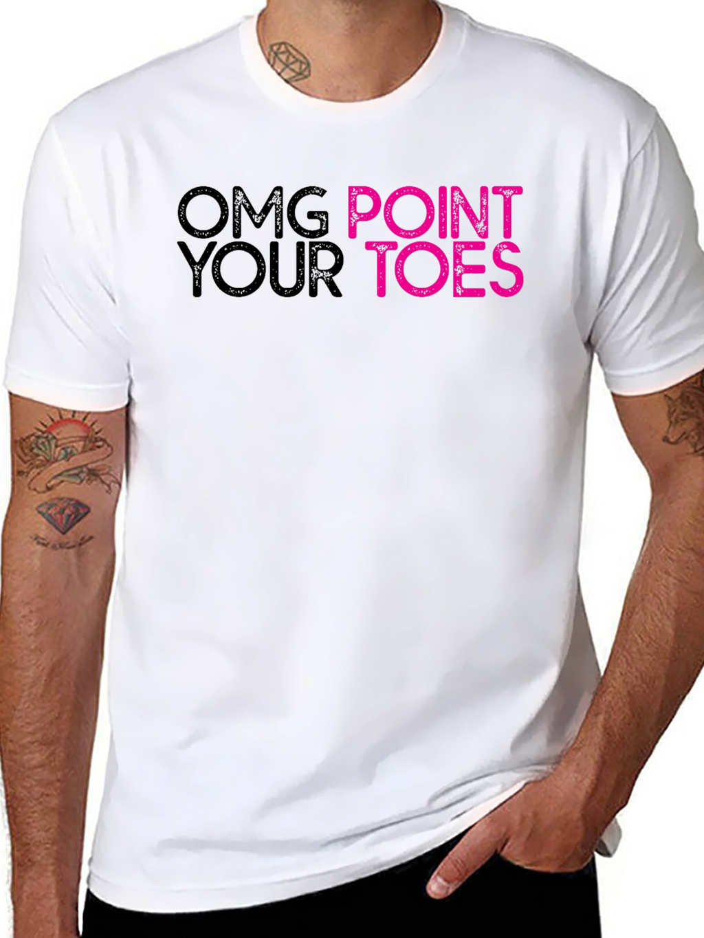 OMG Point Your Toes Graphic Tee