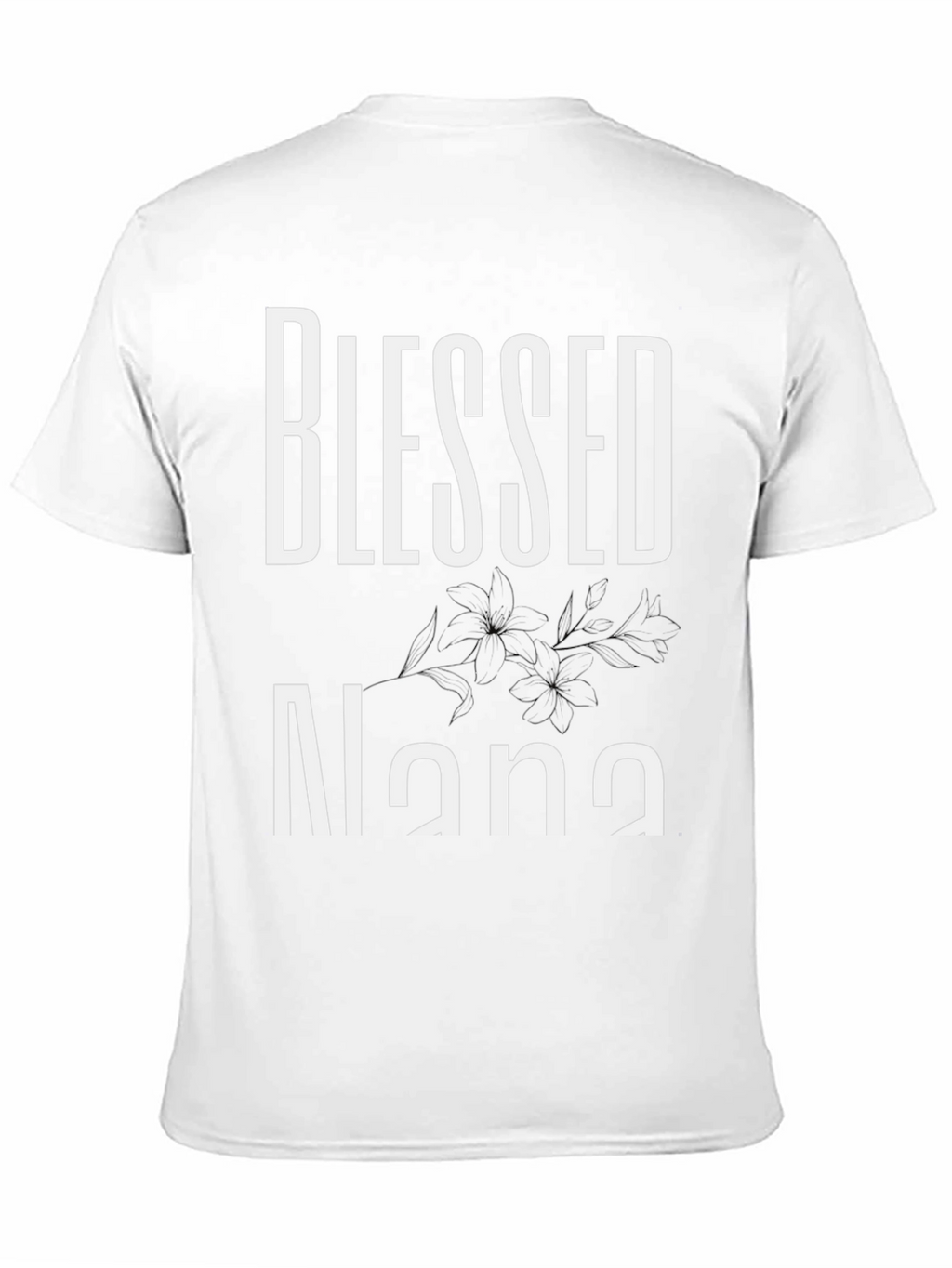 Blessed Nana Black T-Shirt