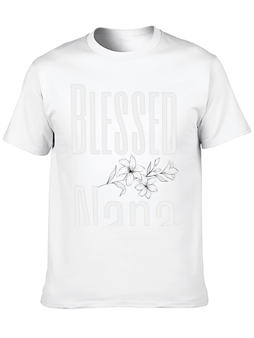 Blessed Nana Black T-Shirt
