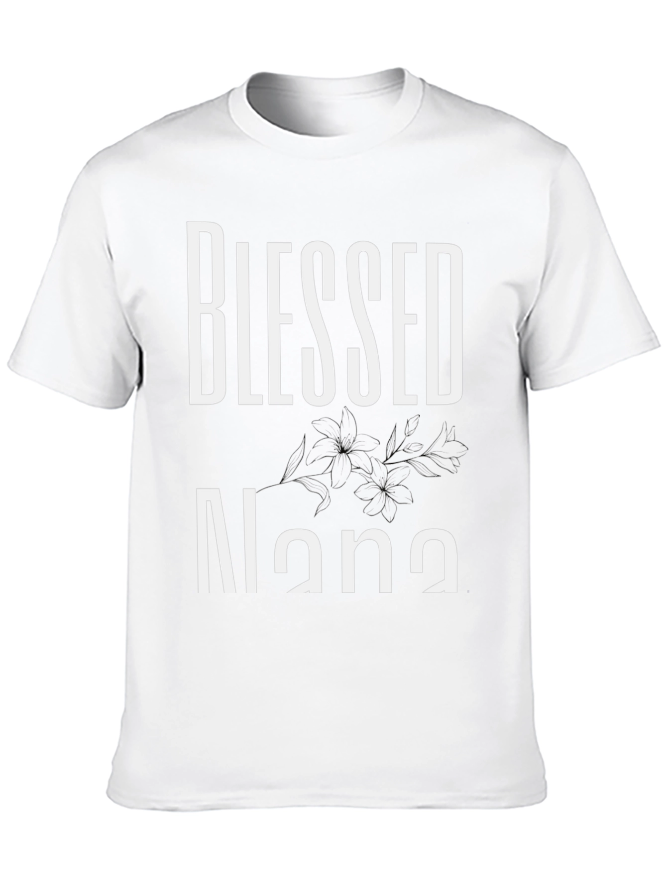 Blessed Nana Black T-Shirt