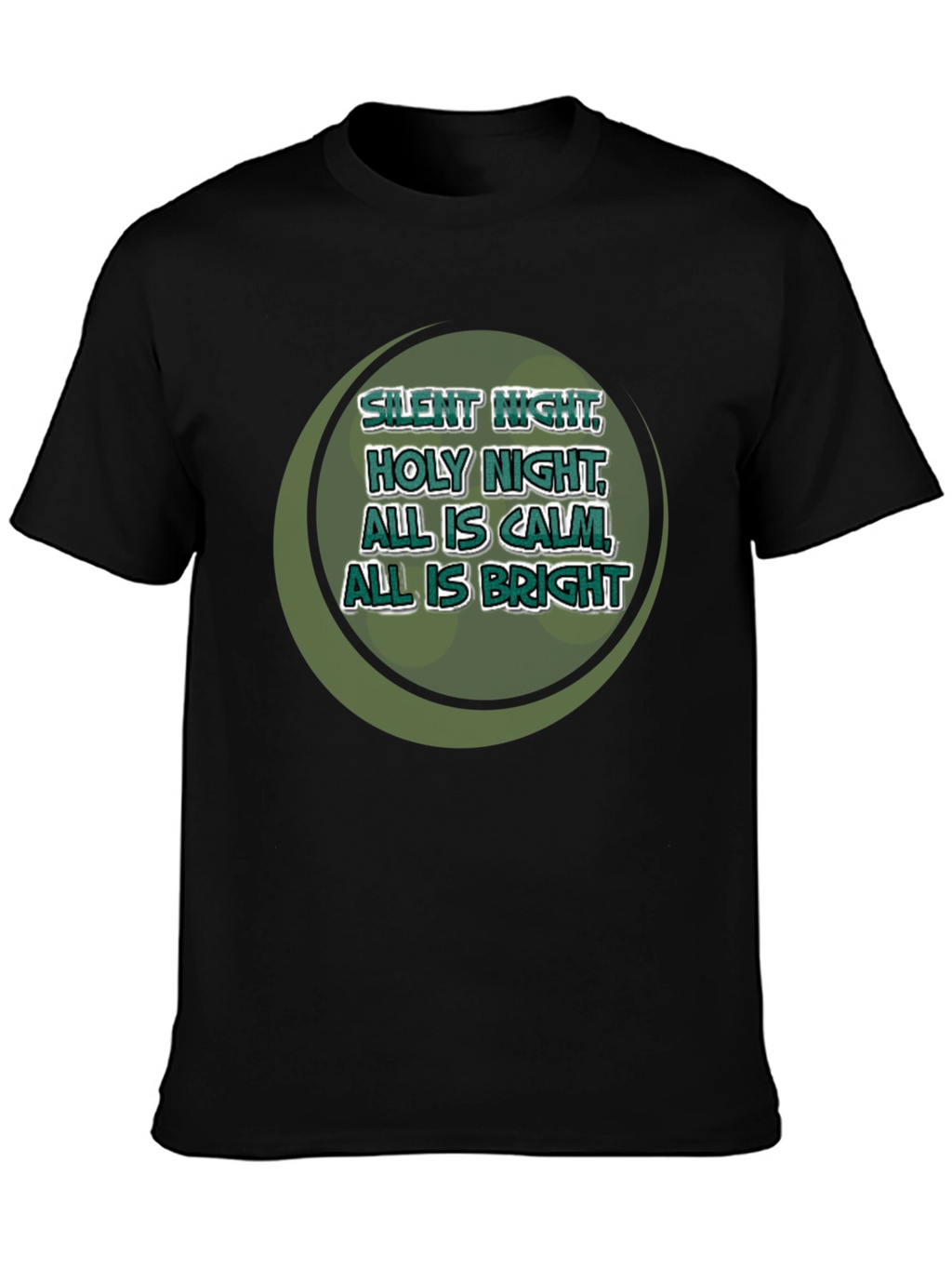 Silent Night Holiday Graphic Tee