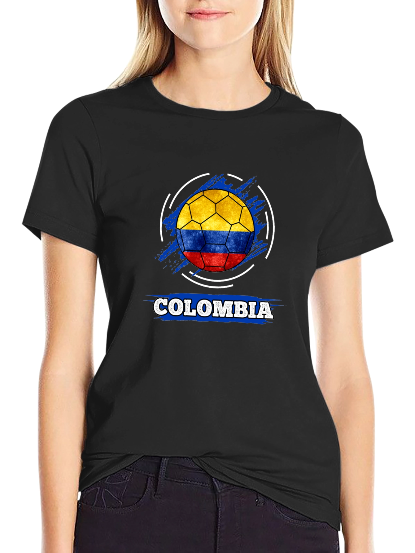 Colombia Soccer Ball T-Shirt - Show Your Pride!