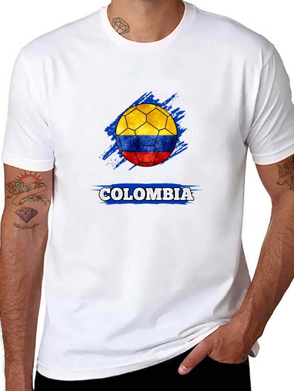 Colombia Soccer Ball T-Shirt - Show Your Pride!