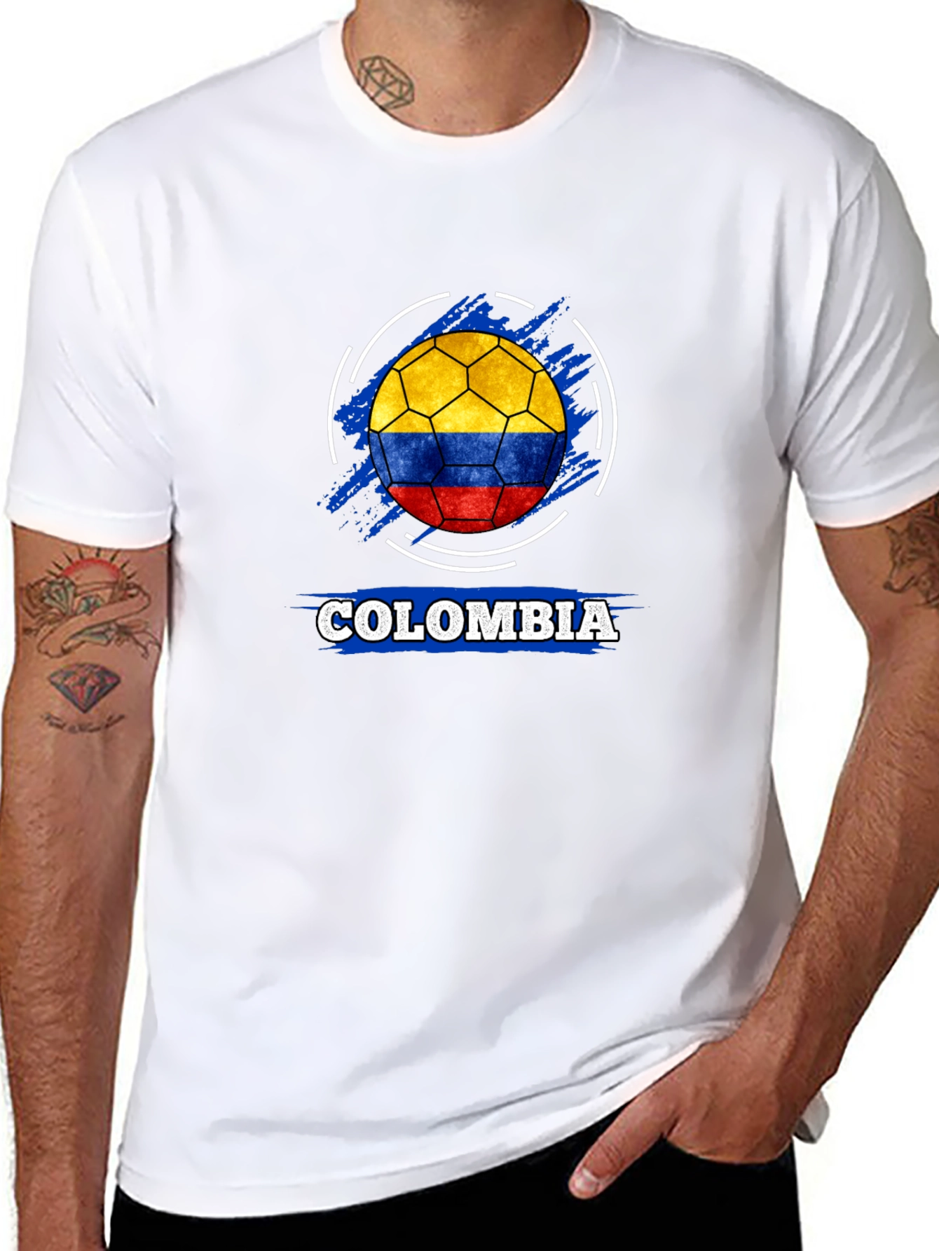 Colombia Soccer Ball T-Shirt - Show Your Pride!