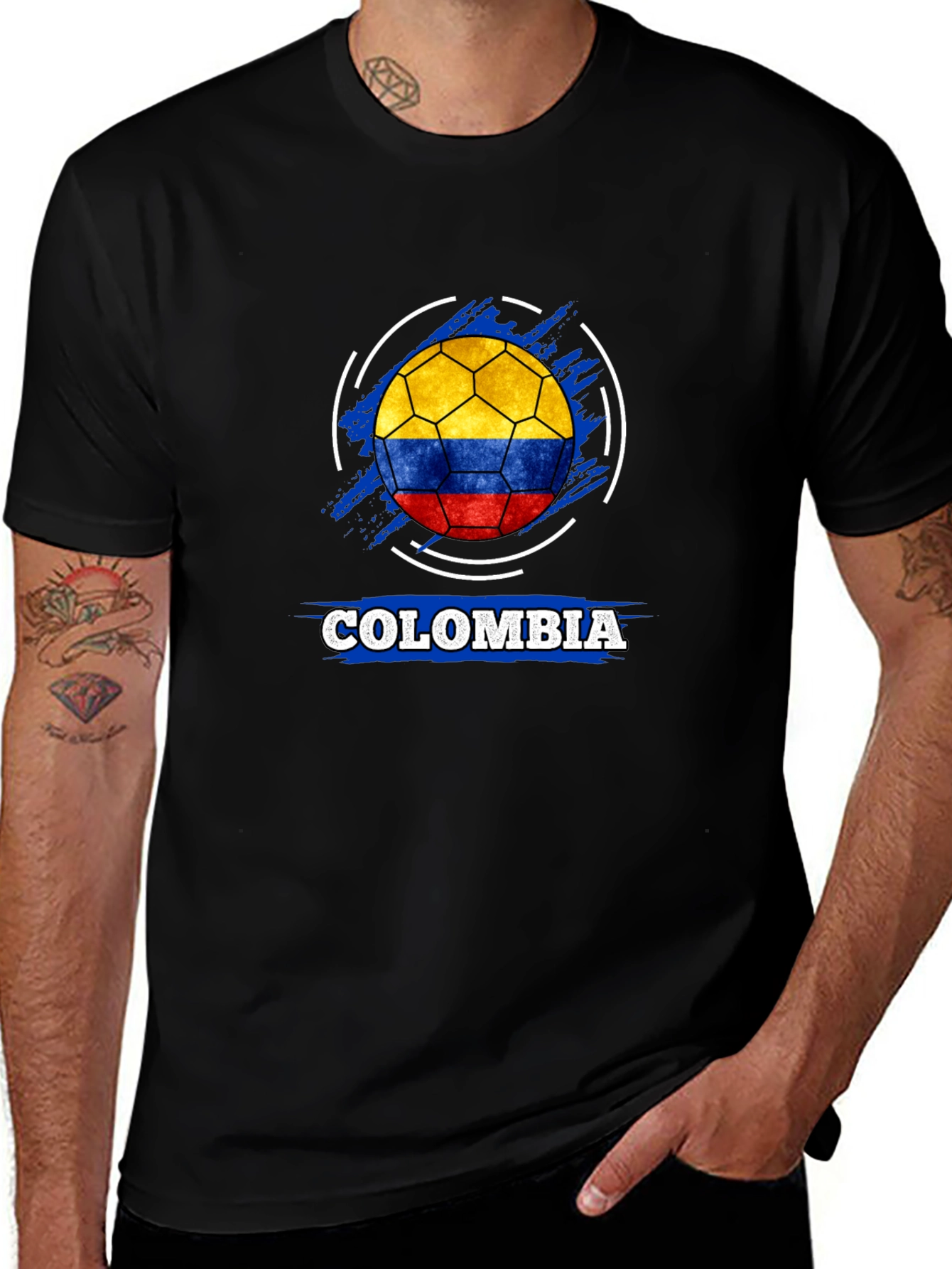 Colombia Soccer Ball T-Shirt - Show Your Pride!