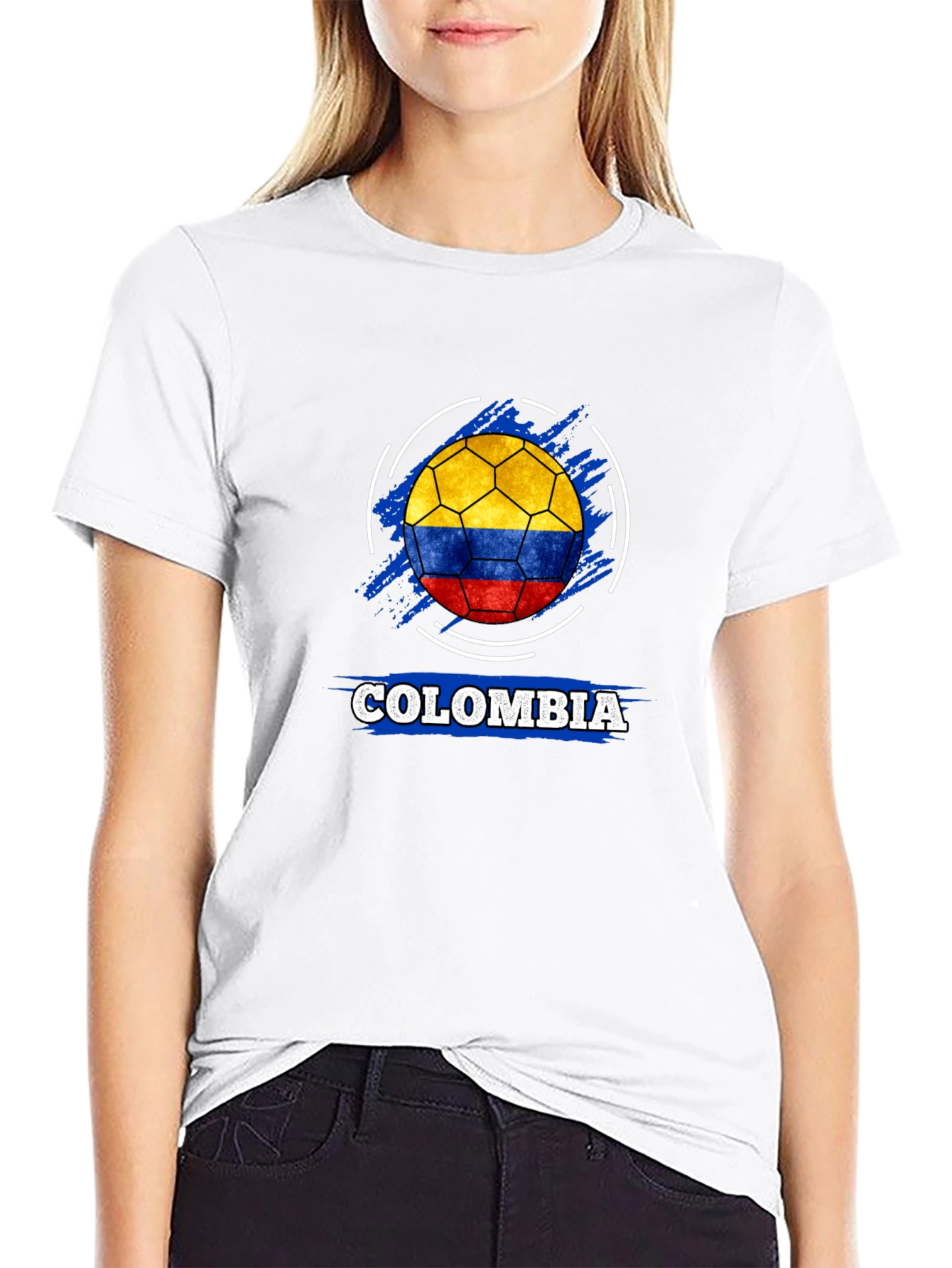 Colombia Soccer Ball T-Shirt - Show Your Pride!