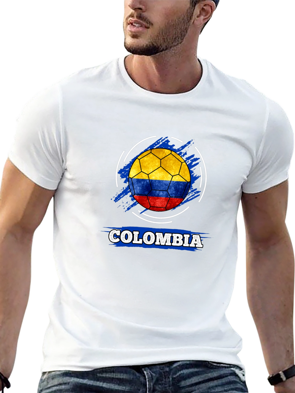Colombia Soccer Ball T-Shirt - Show Your Pride!