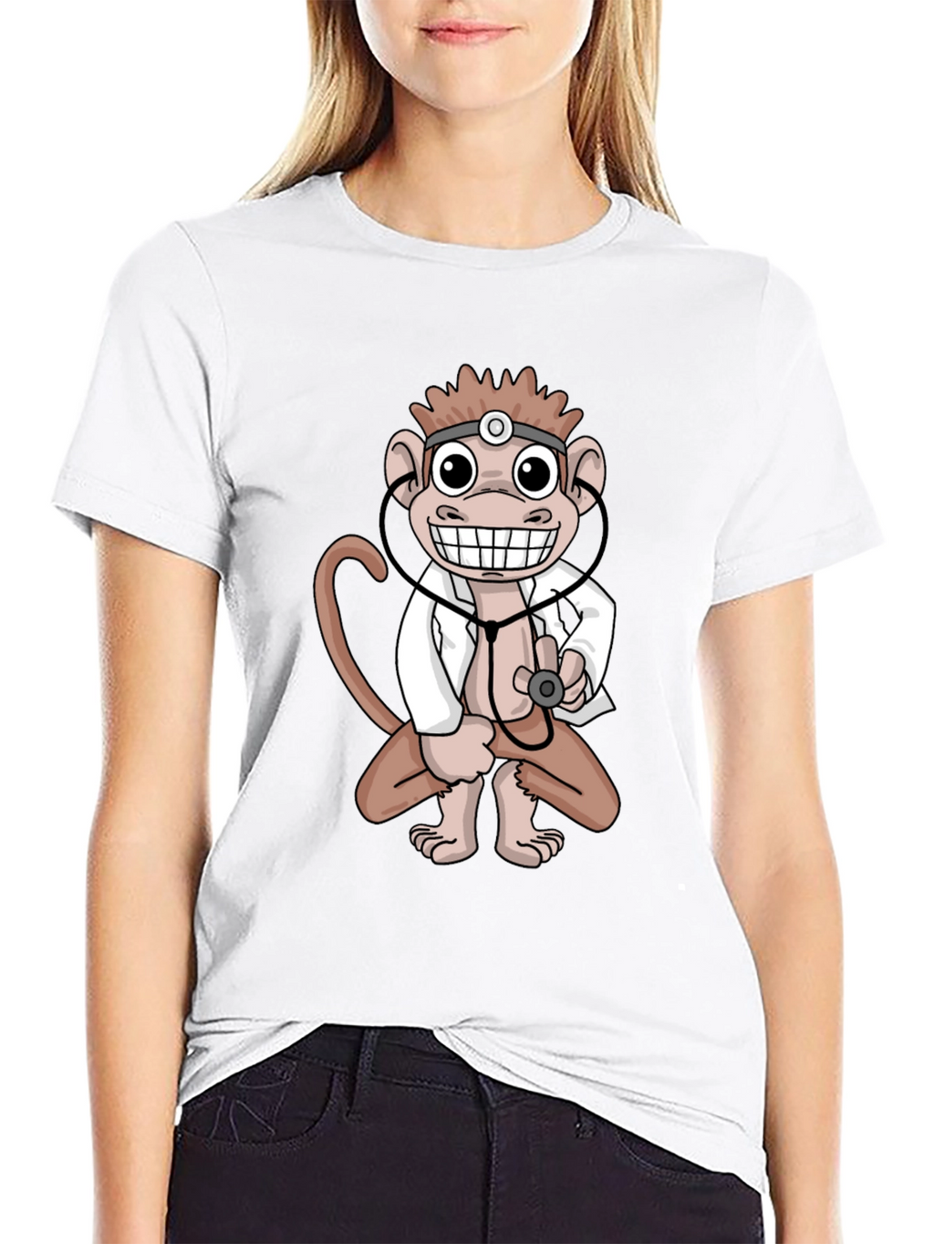Monkey Doctor T-Shirt - Unique Novelty Tee