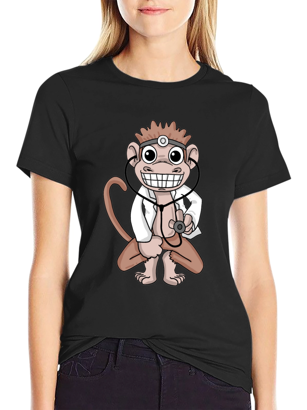 Monkey Doctor T-Shirt - Unique Novelty Tee