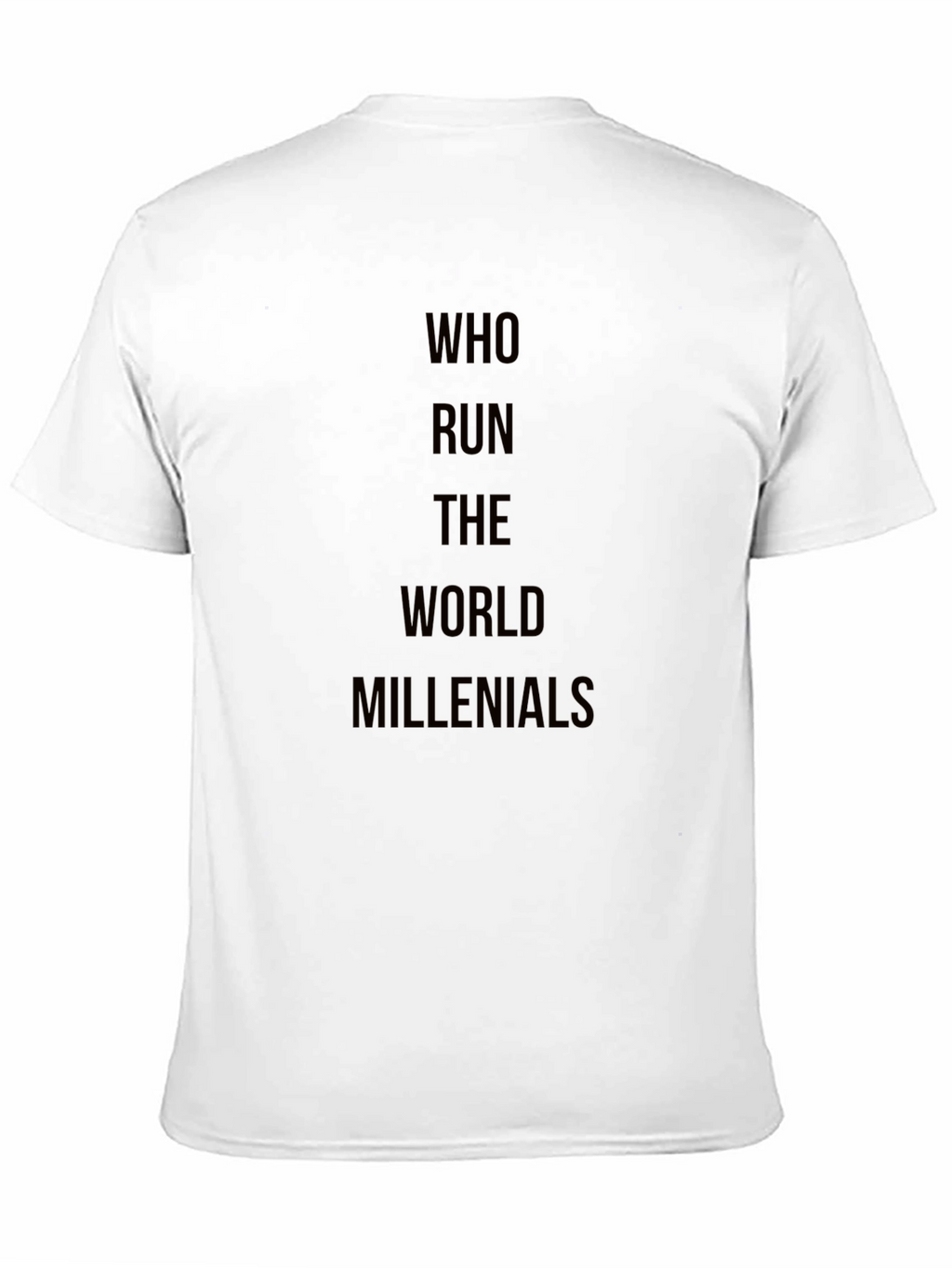 Millennials Rule Black Graphic T-Shirt