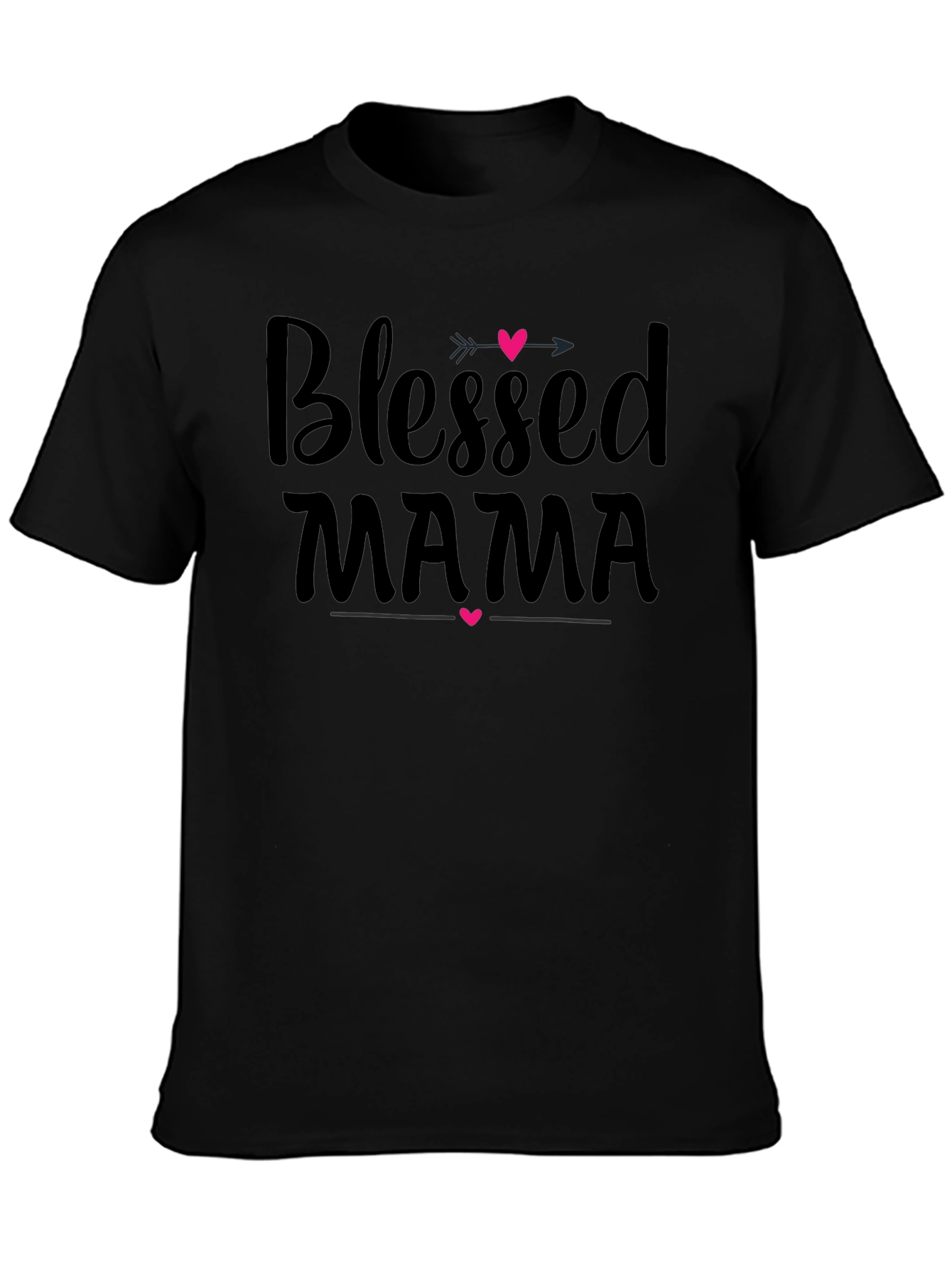Blessed Mama Graphic Tee - Soft Cotton Comfort