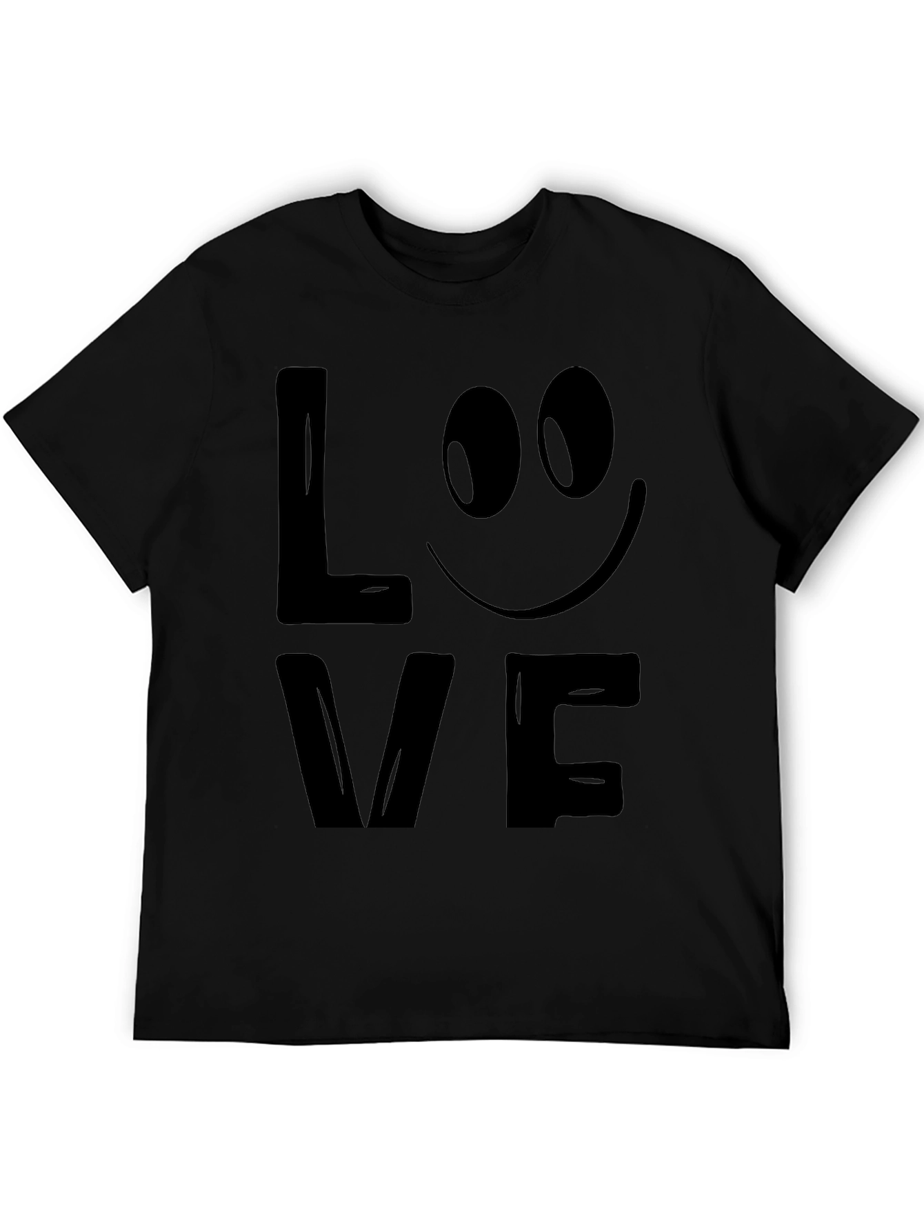 Love Graphic T-Shirt - Mens Black Tee