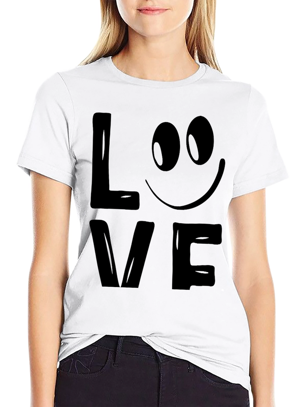 Love Graphic T-Shirt - Mens Black Tee