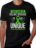 Celiac Disease Awareness T-Shirt - Unique Causes Design