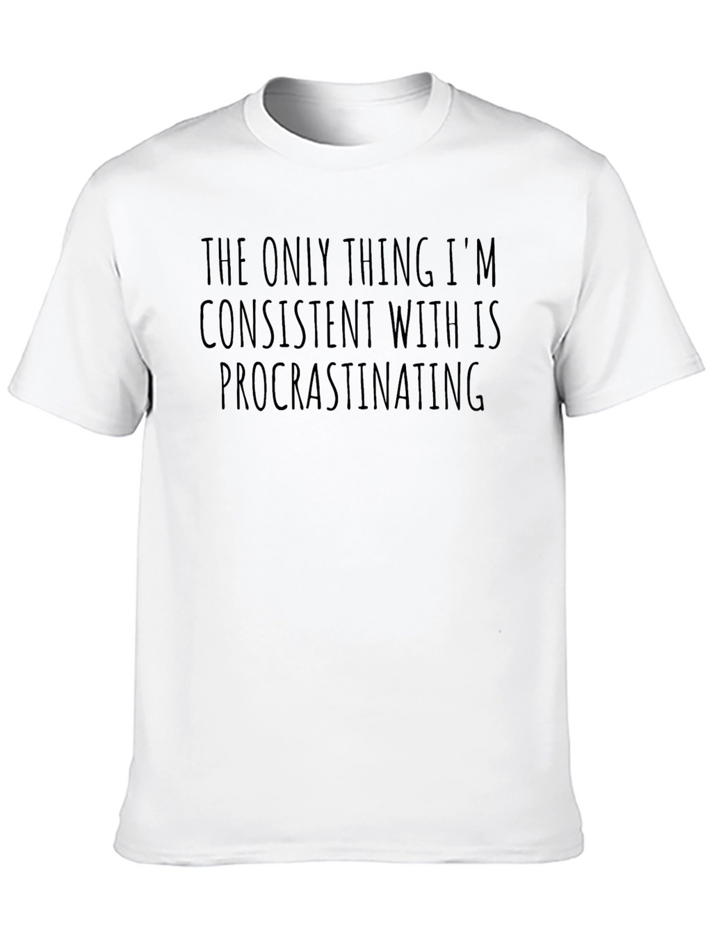 Procrastinating Humor Graphic Tee - Relaxed Fit