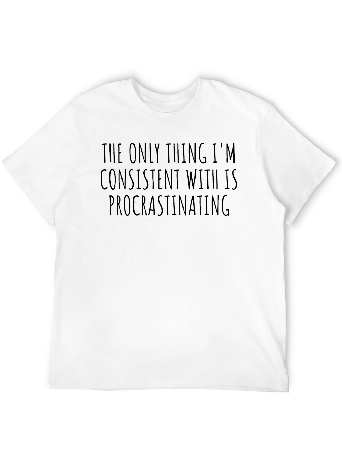 Procrastinating Humor Graphic Tee - Relaxed Fit