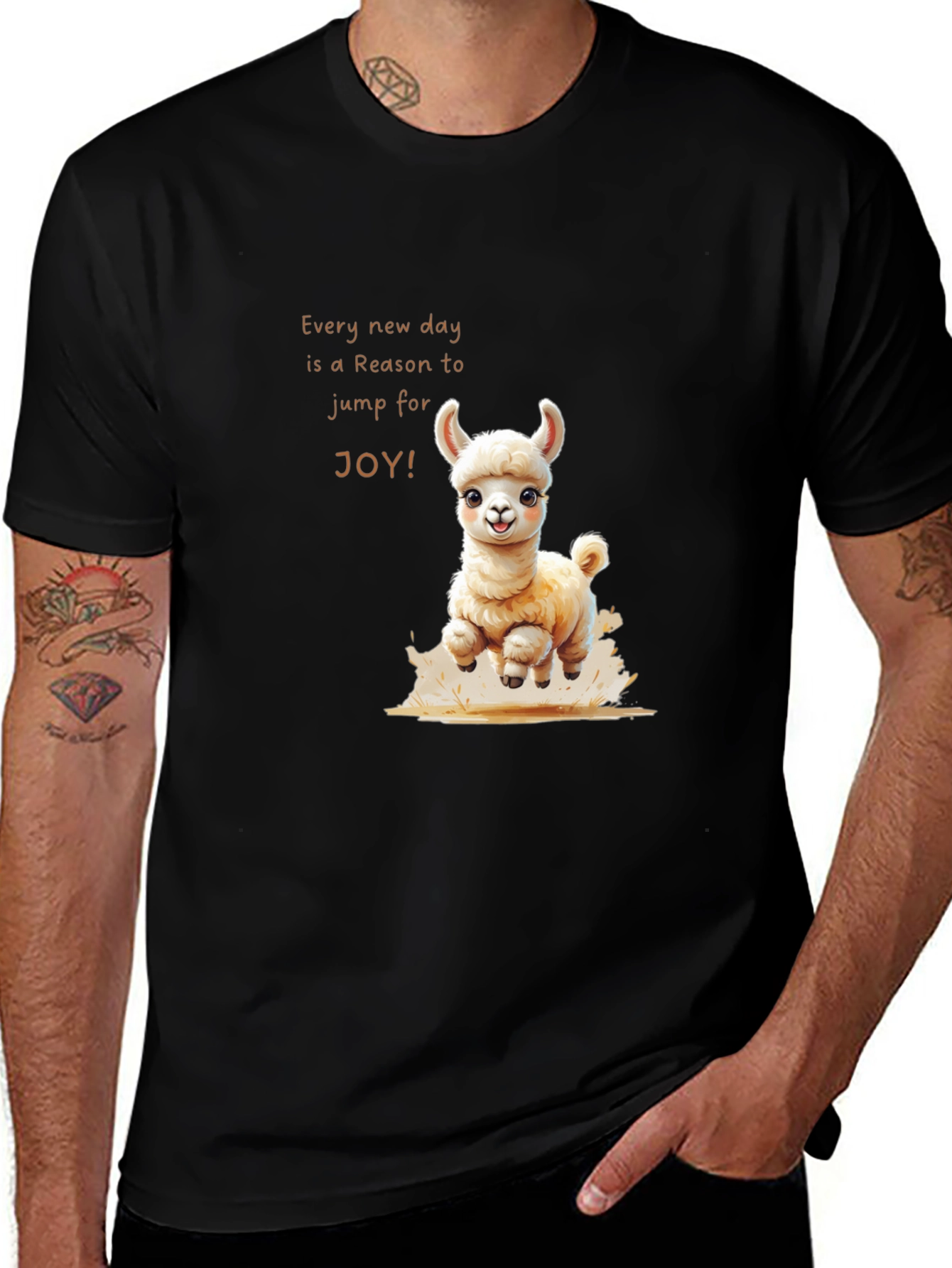 Cute Llama Joy T-Shirt