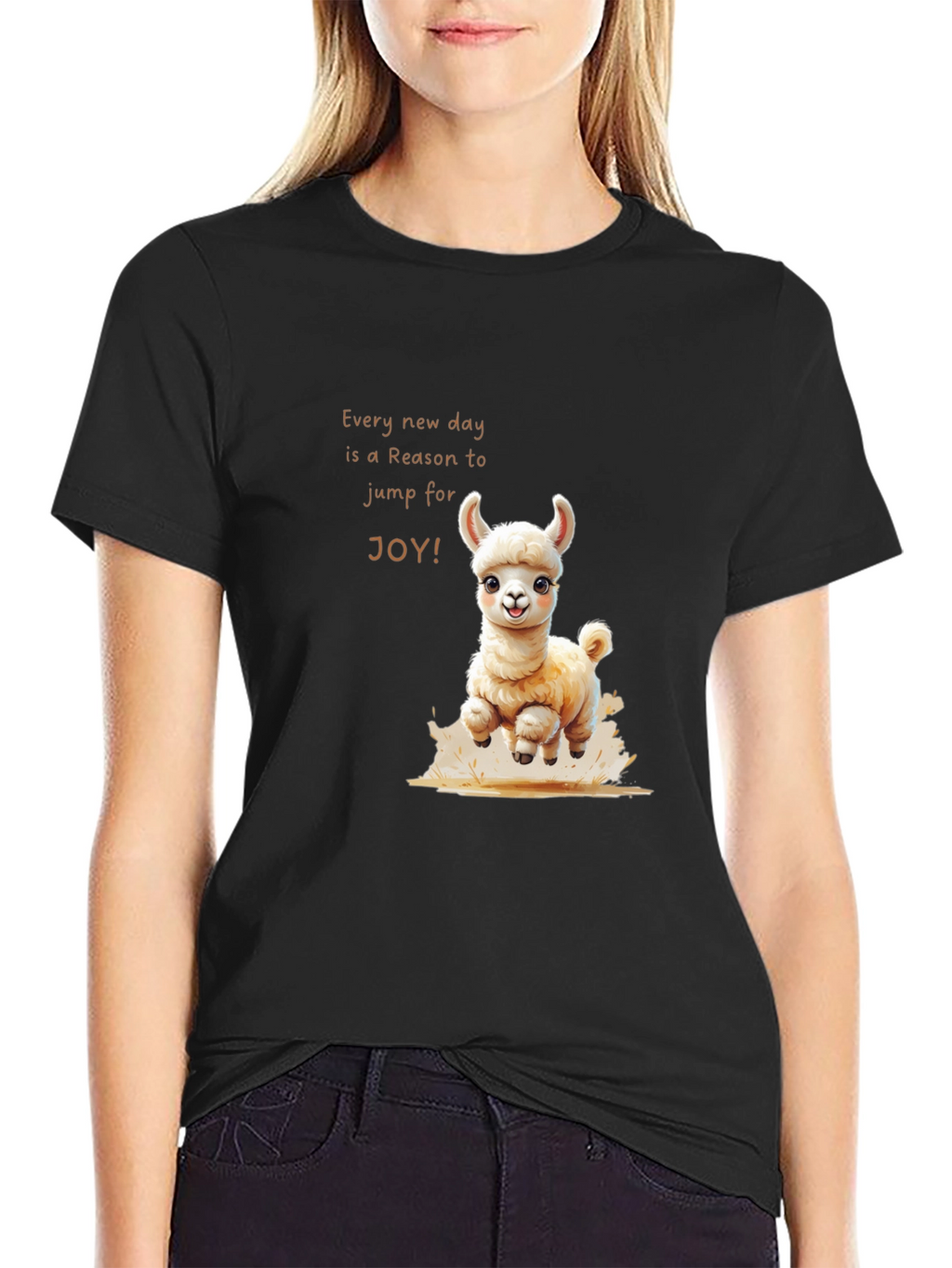 Cute Llama Joy T-Shirt