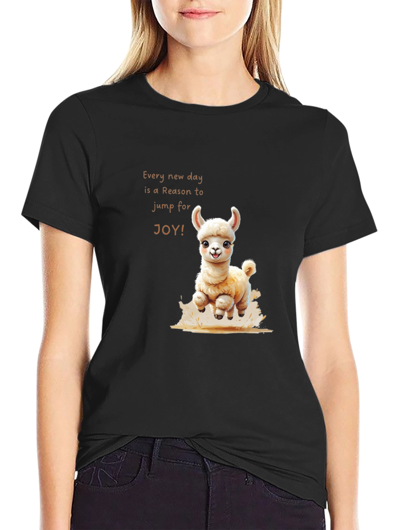 Cute Llama Joy T-Shirt