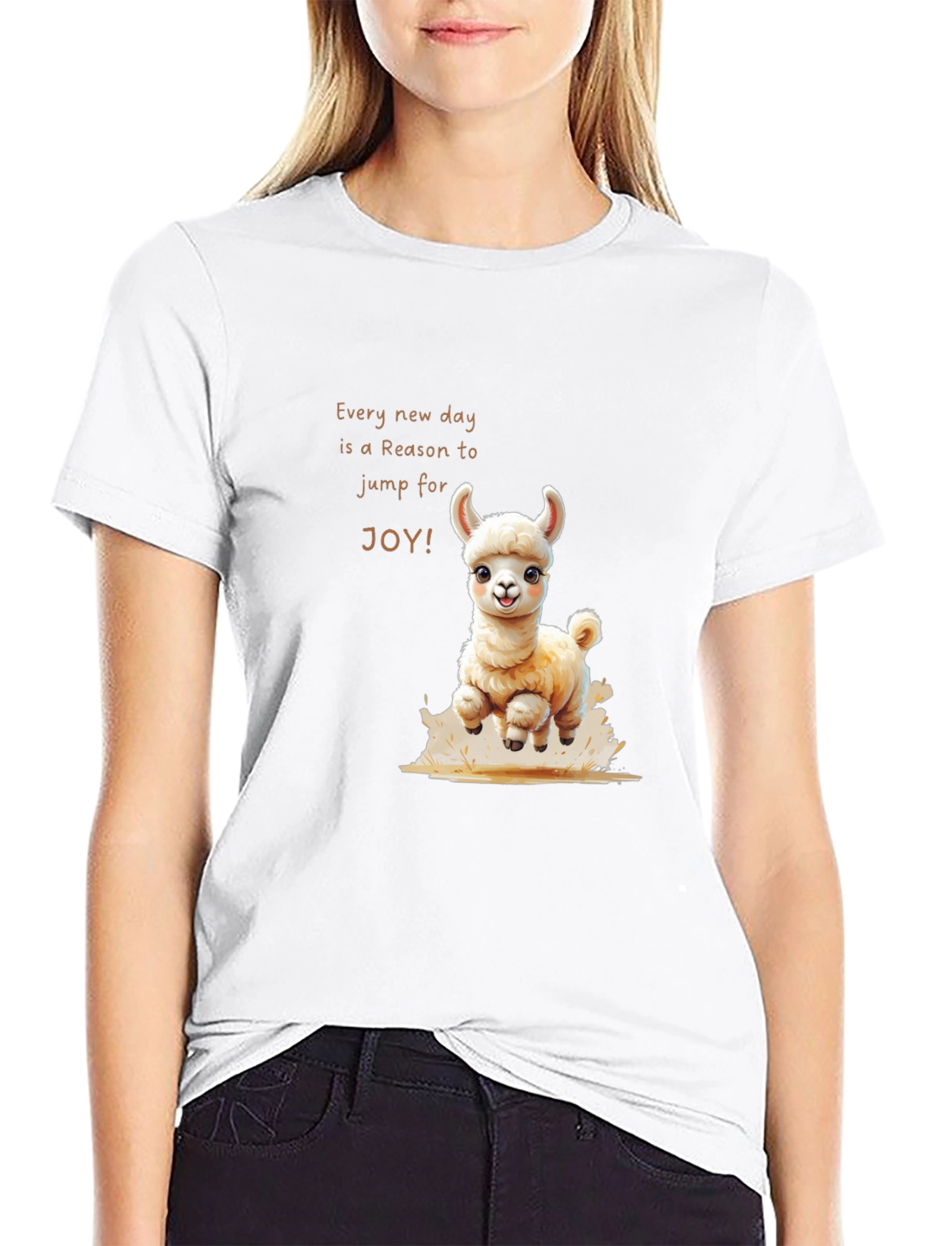 Cute Llama Joy T-Shirt