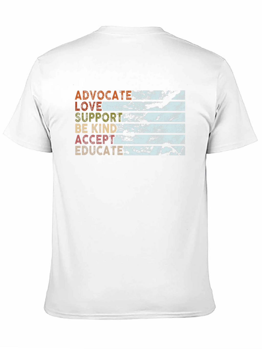Advocate Love Support Kindness T-Shirt