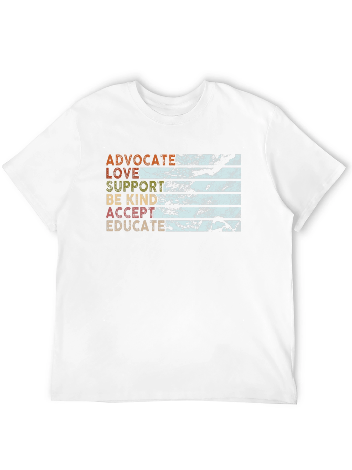 Advocate Love Support Kindness T-Shirt