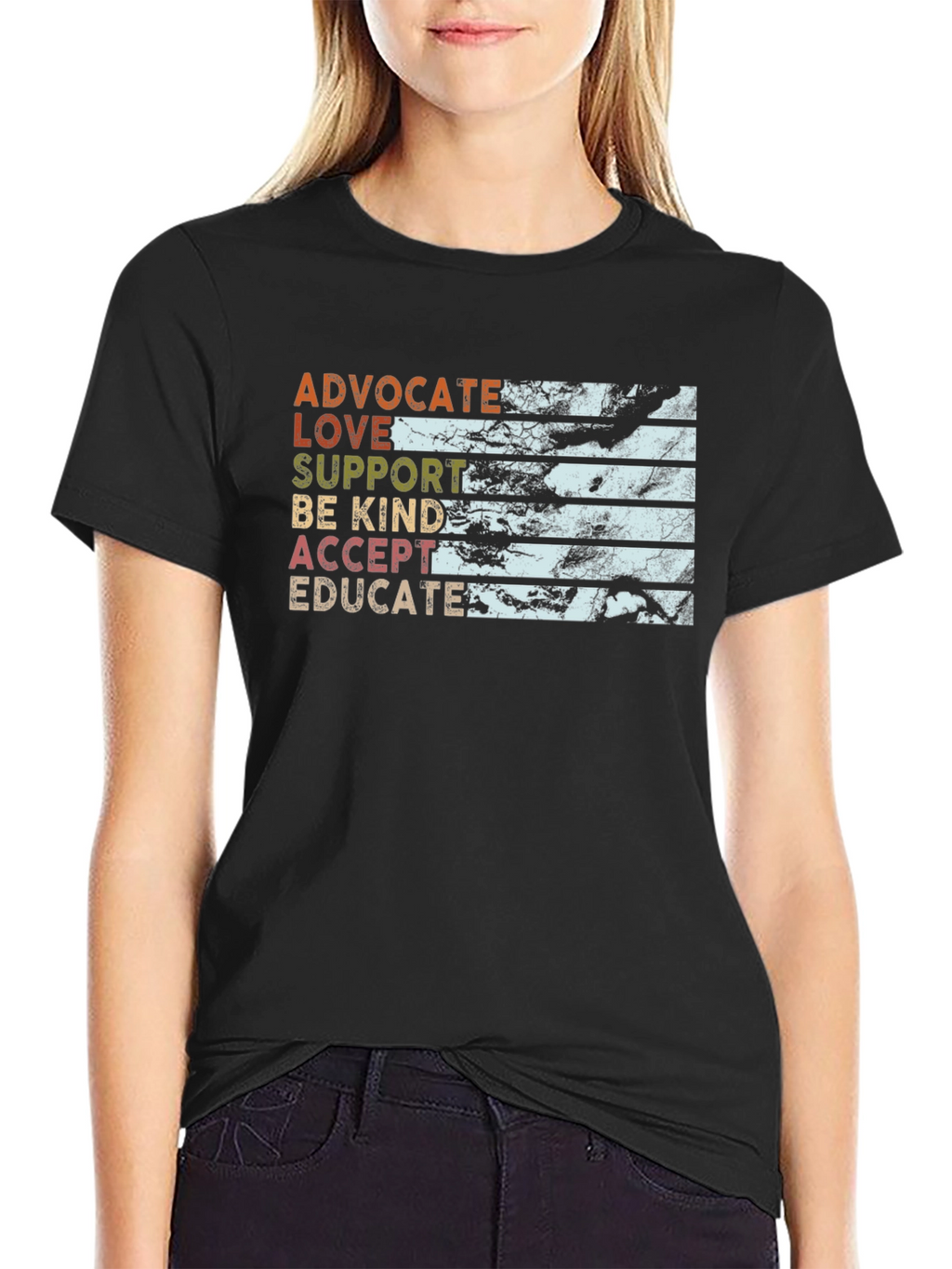 Advocate Love Support Kindness T-Shirt