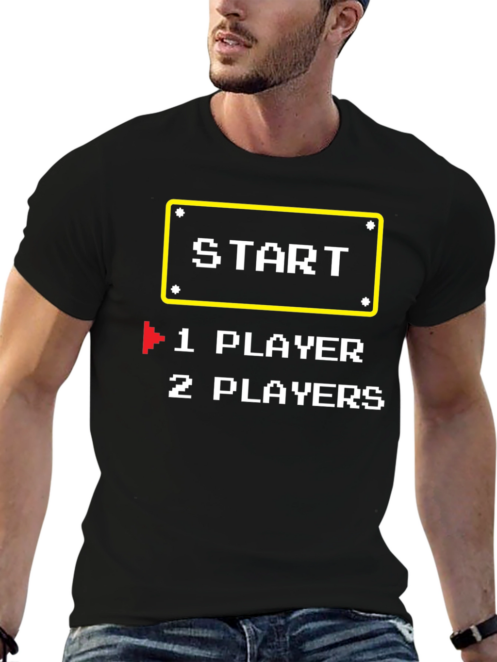 Retro Game Start Screen T-Shirt