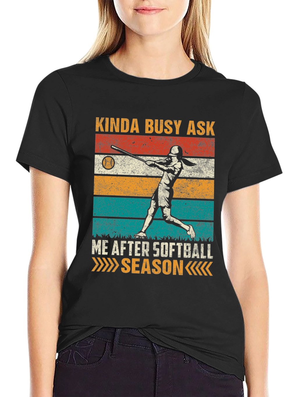 Kinda Busy Softball Season T-Shirt