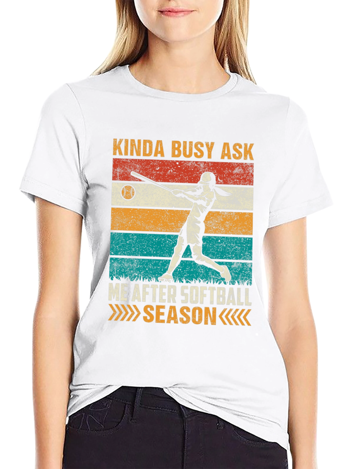 Kinda Busy Softball Season T-Shirt