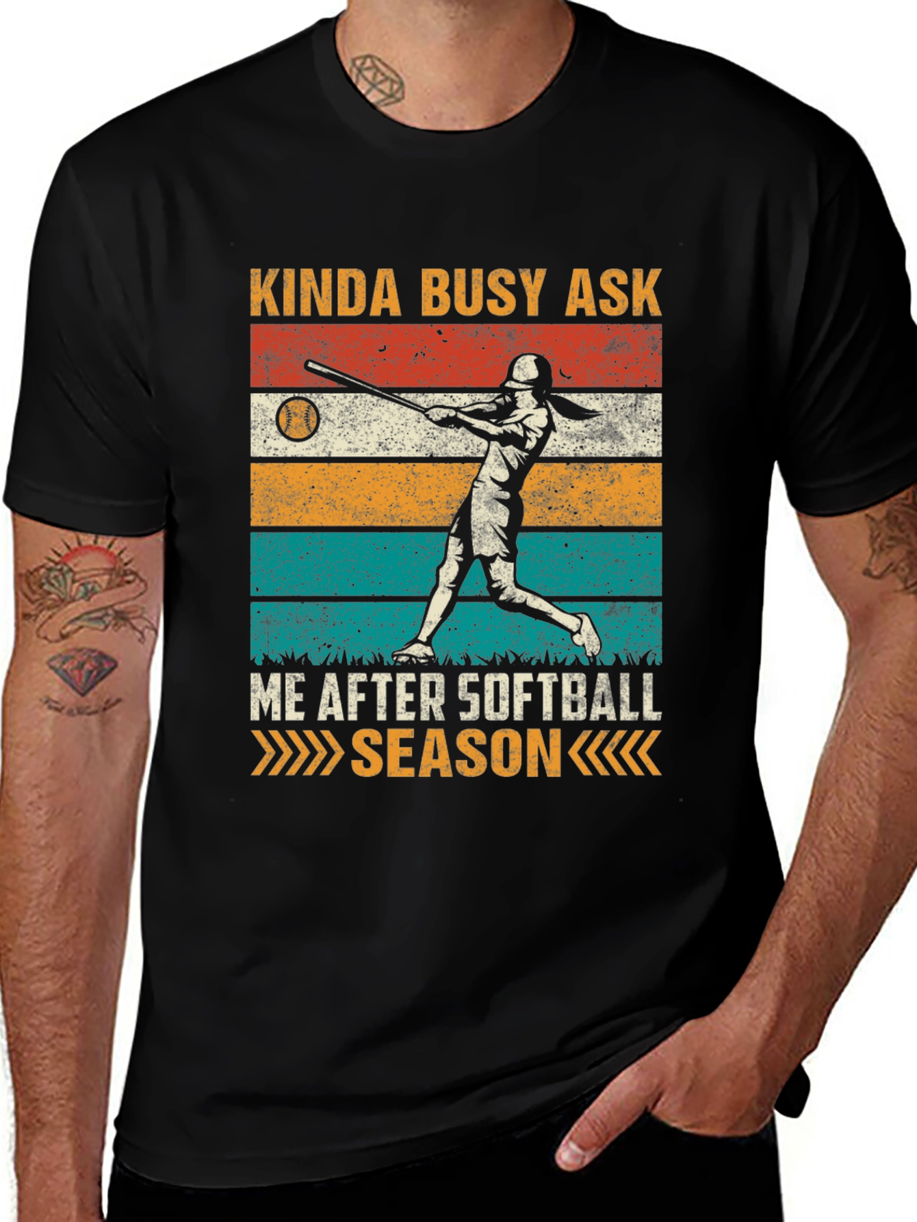 Kinda Busy Softball Season T-Shirt