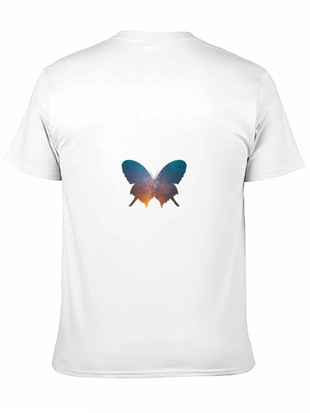 Butterfly Galaxy Graphic Black T-Shirt