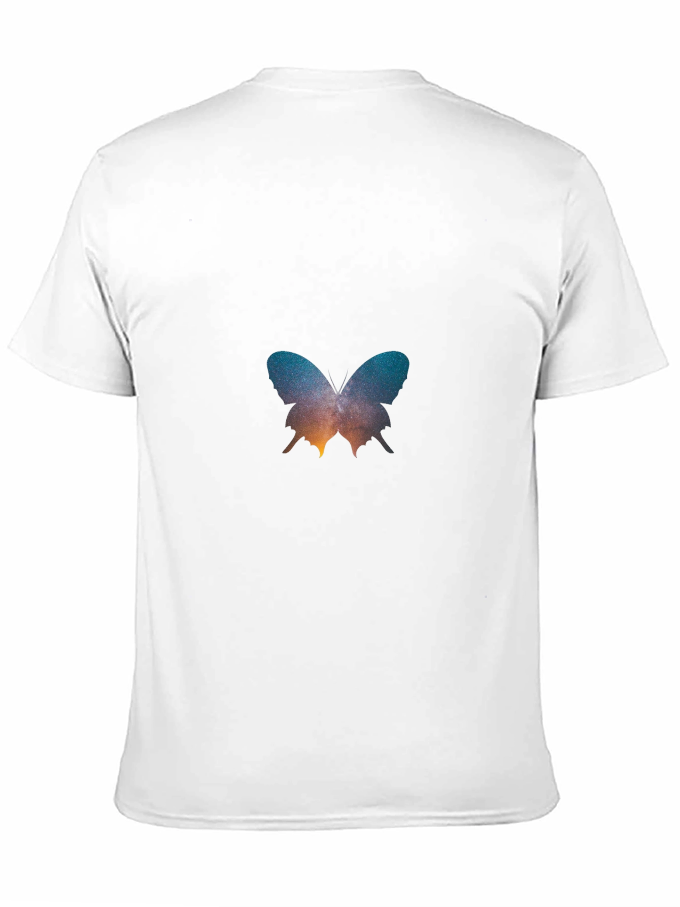 Butterfly Galaxy Graphic Black T-Shirt