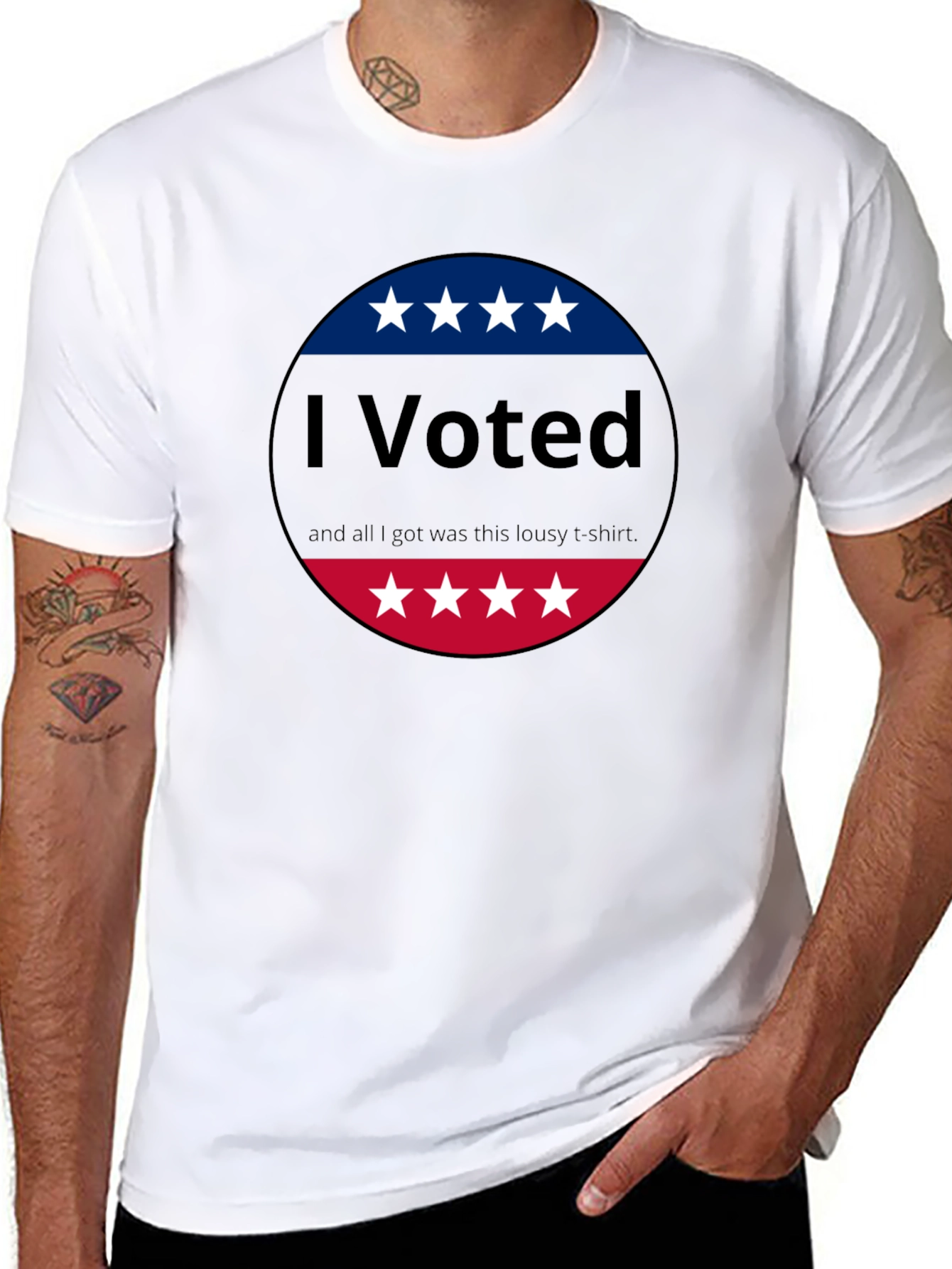I Voted T-Shirt - Political Statement Tee