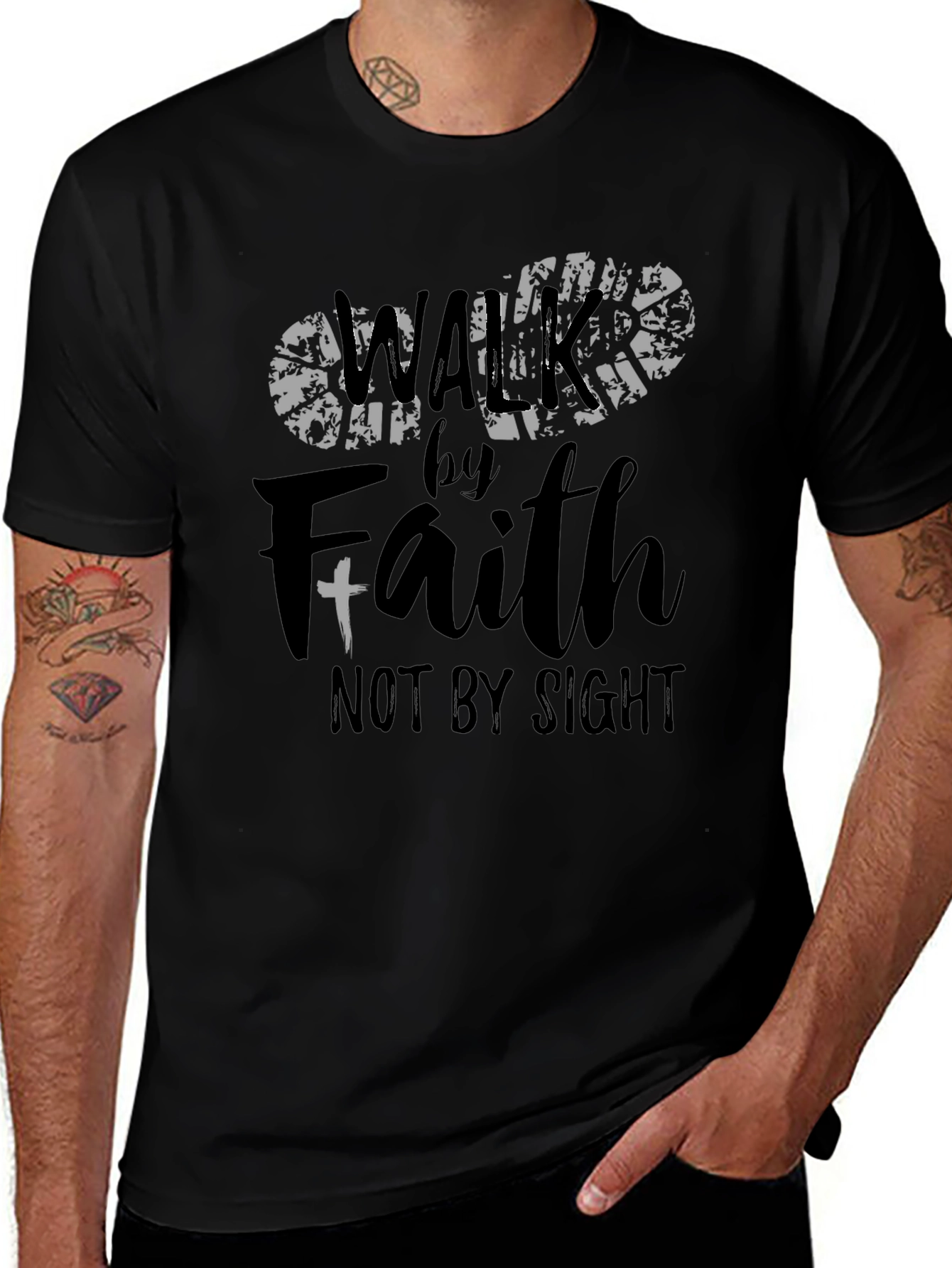 Walk by Faith T-Shirt - Christian Apparel