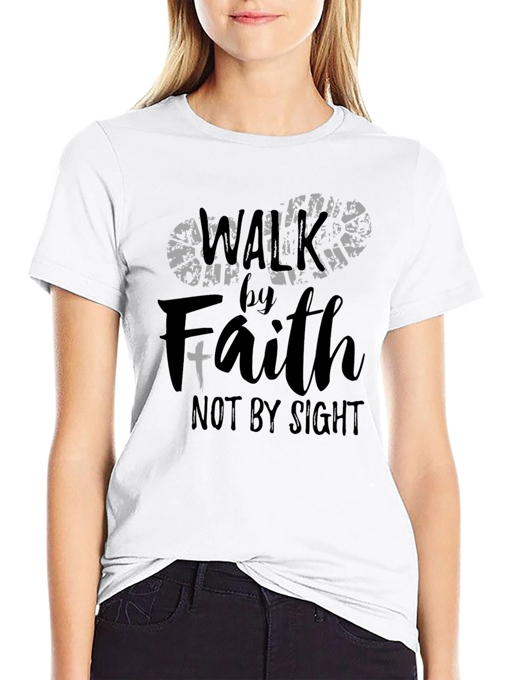 Walk by Faith T-Shirt - Christian Apparel