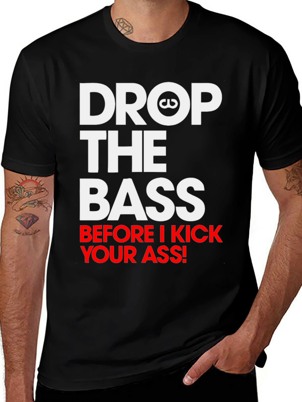 Drop the Bass Graphic Tee - Bold Statement Shirt