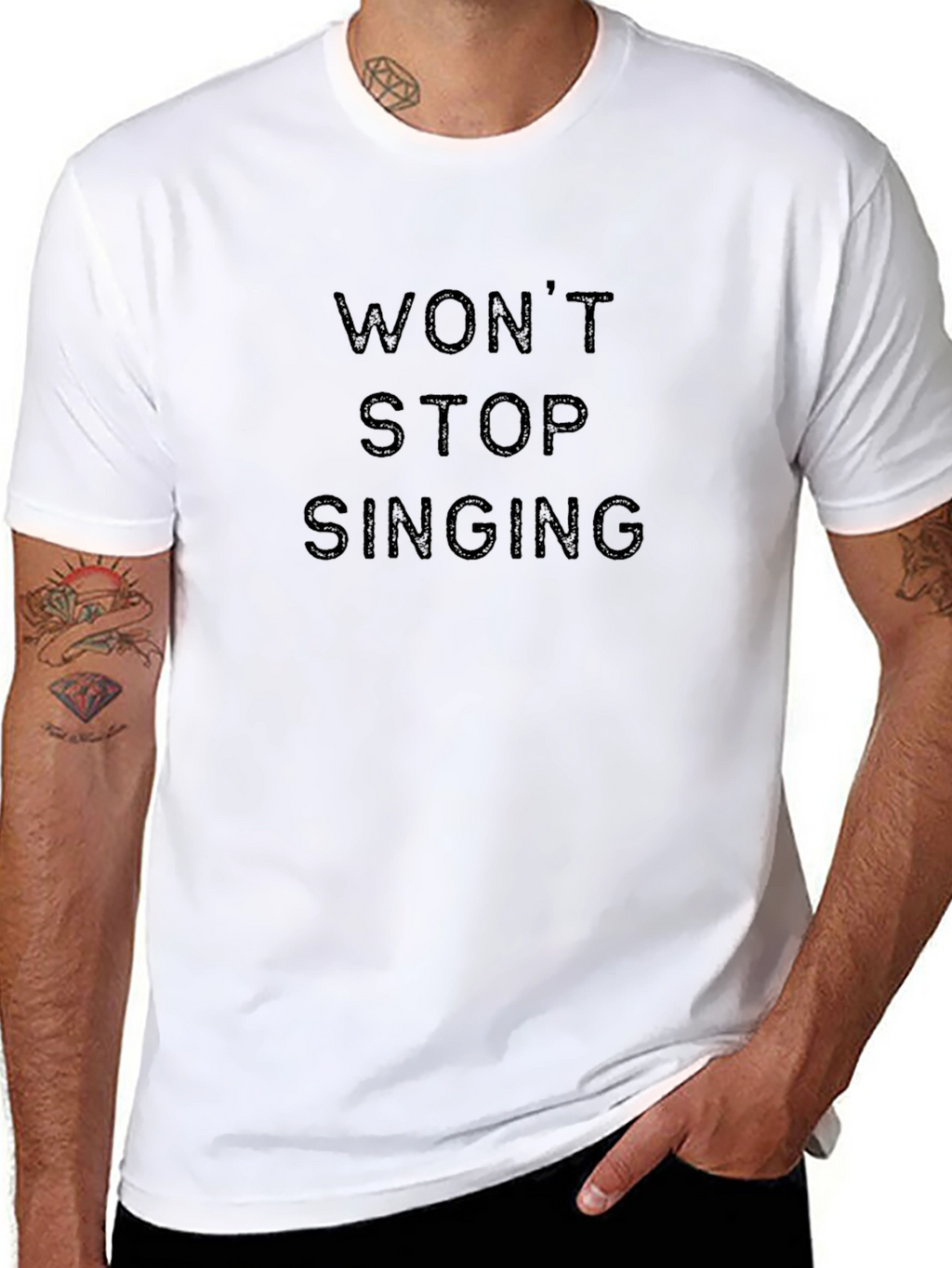 Wont Stop Singing - Graphic T-Shirt