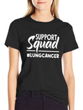 Support Squad #LungCancer Awareness T-Shirt