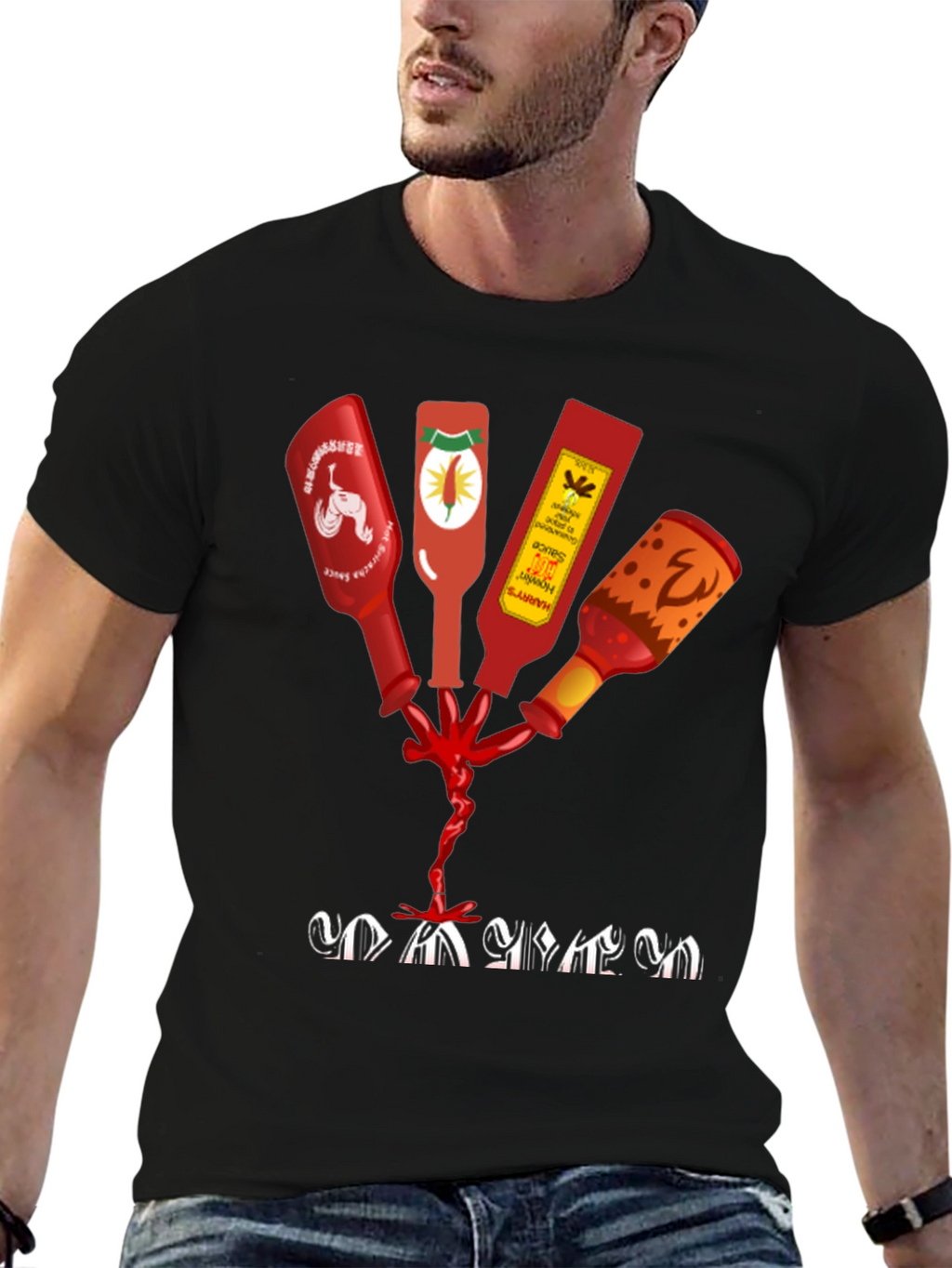 Spicy Sauce T-Shirt - Hot Sauce Graphic Tee
