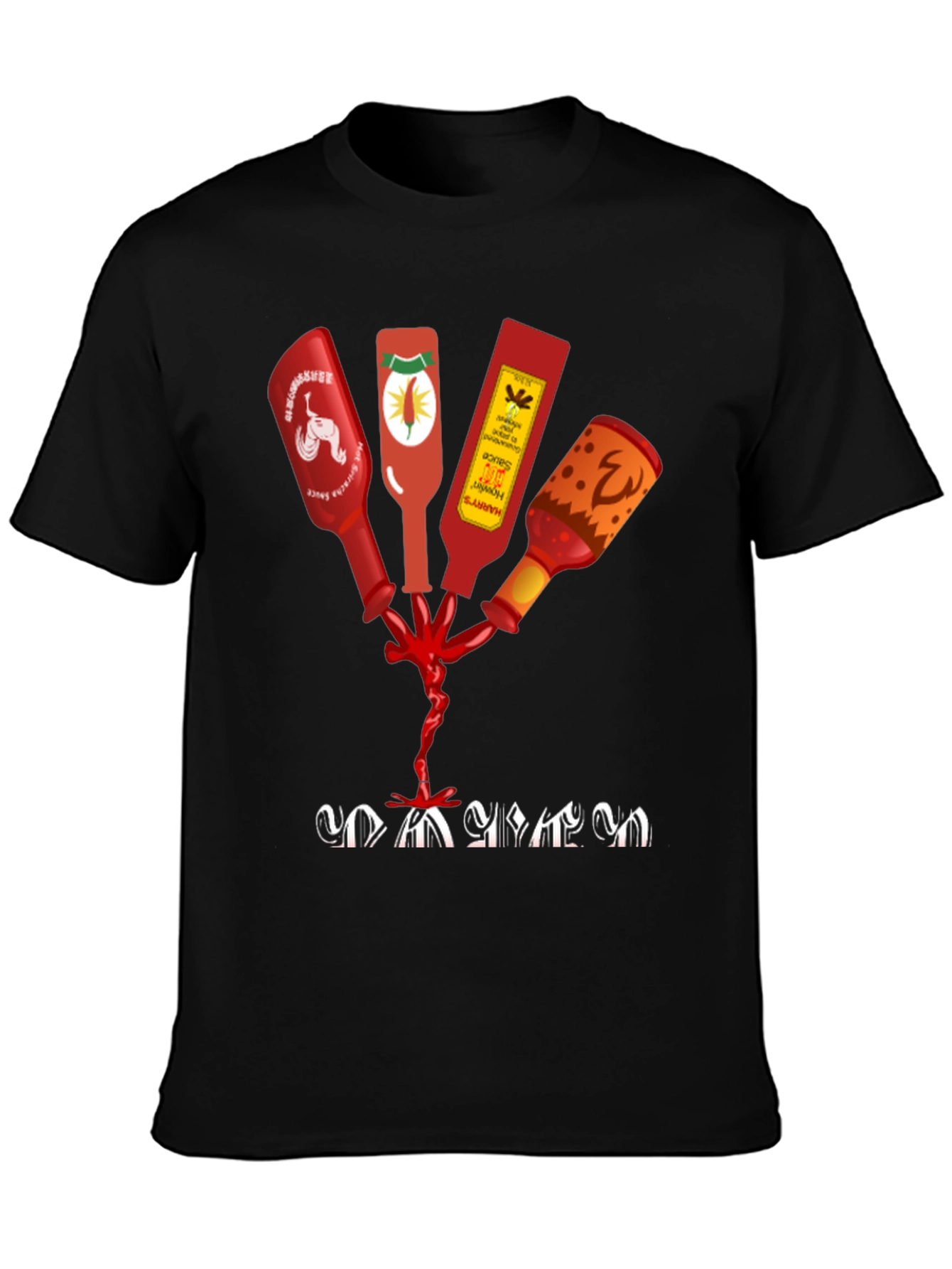Spicy Sauce T-Shirt - Hot Sauce Graphic Tee