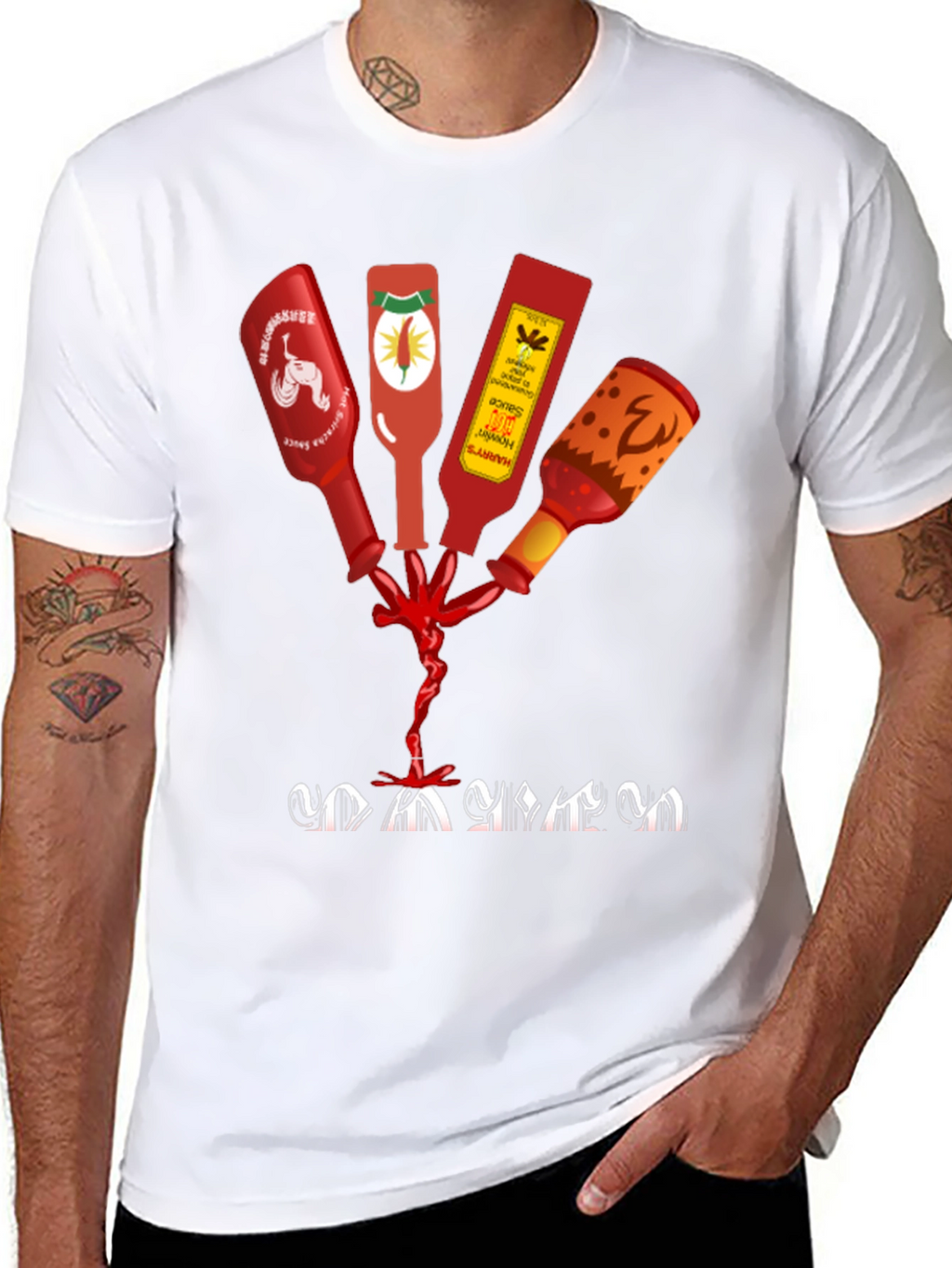 Spicy Sauce T-Shirt - Hot Sauce Graphic Tee