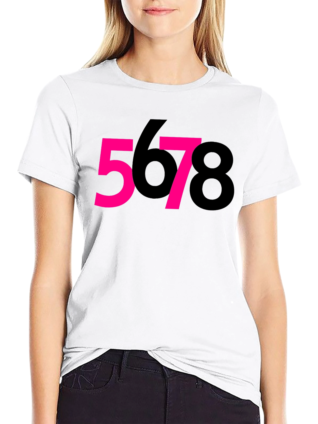 5678 Dance T-Shirt - Black Cotton Tee