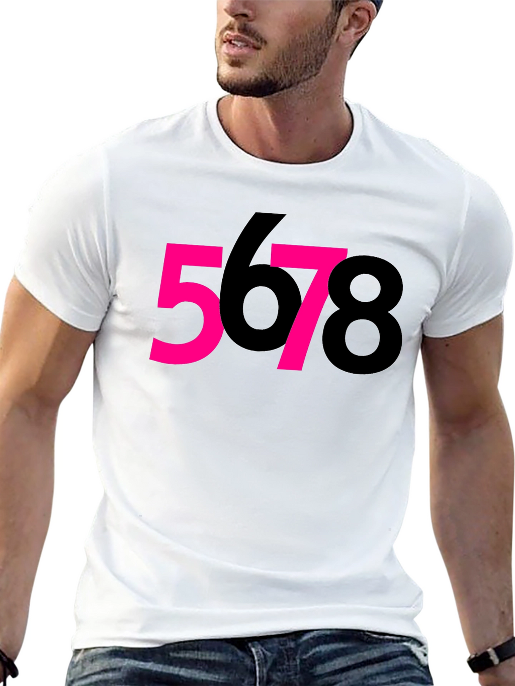 5678 Dance T-Shirt - Black Cotton Tee