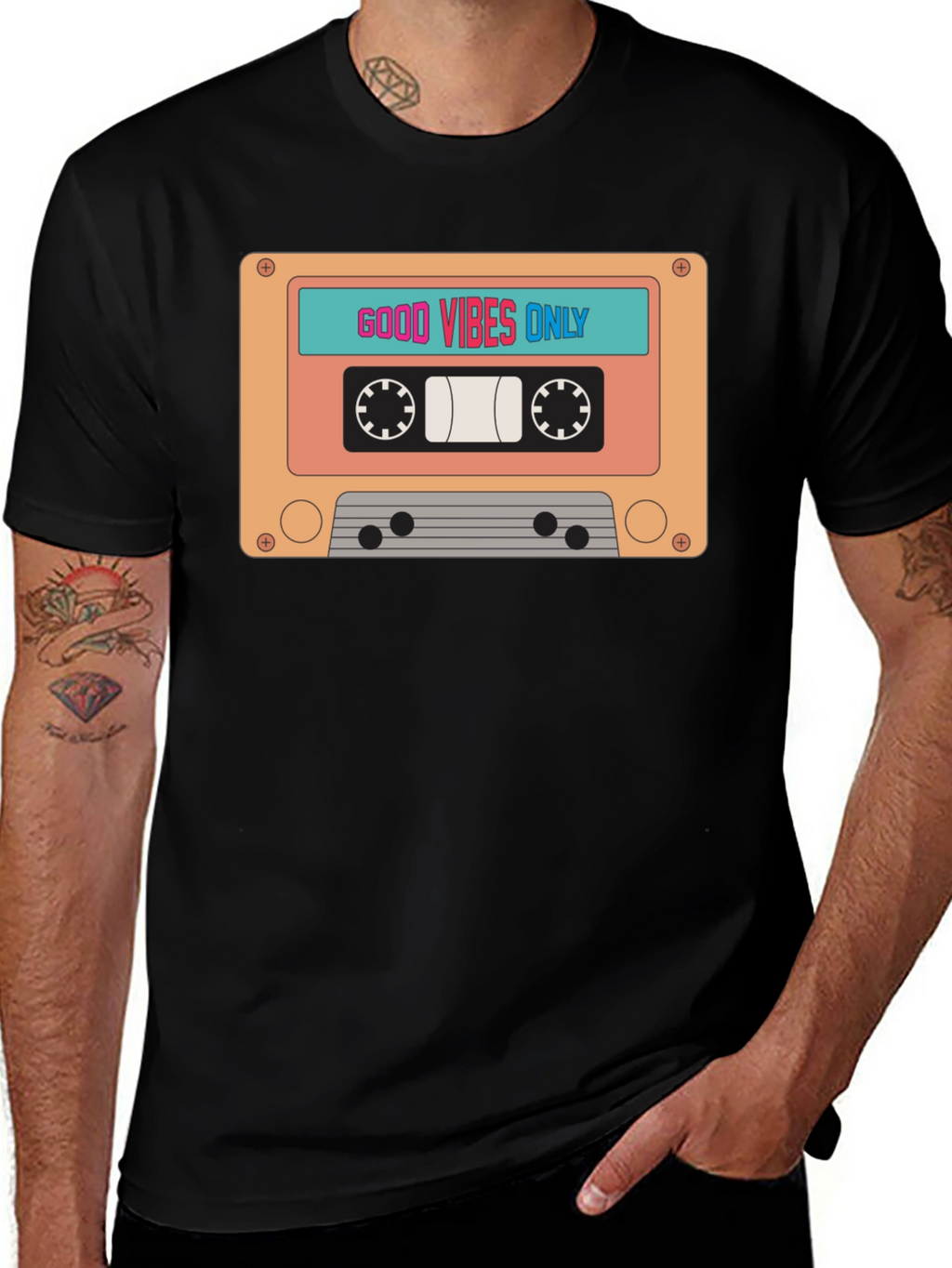 Retro Cassette Tape Graphic Tee
