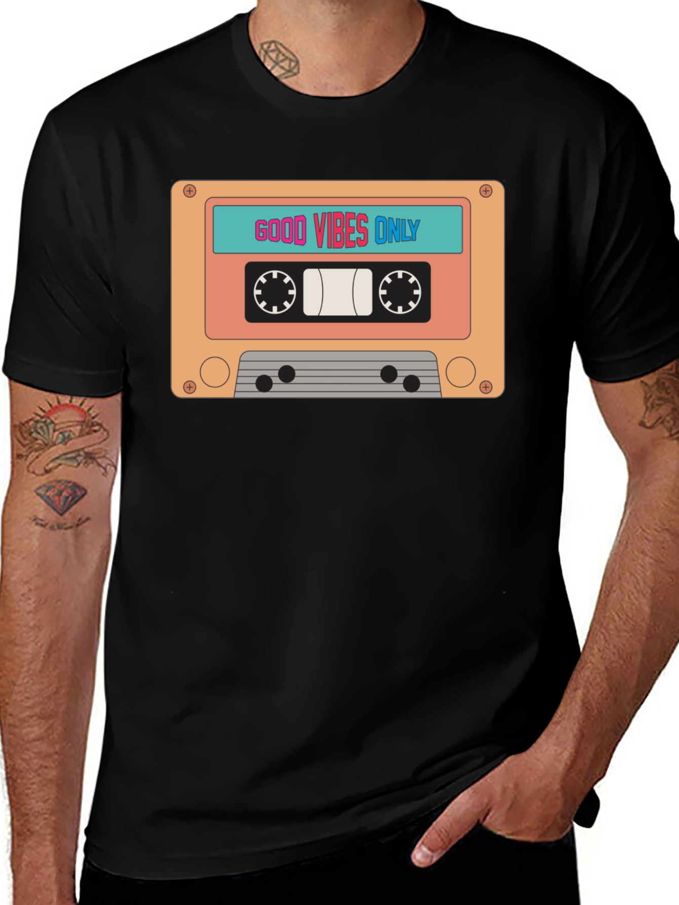 Retro Cassette Tape Graphic Tee