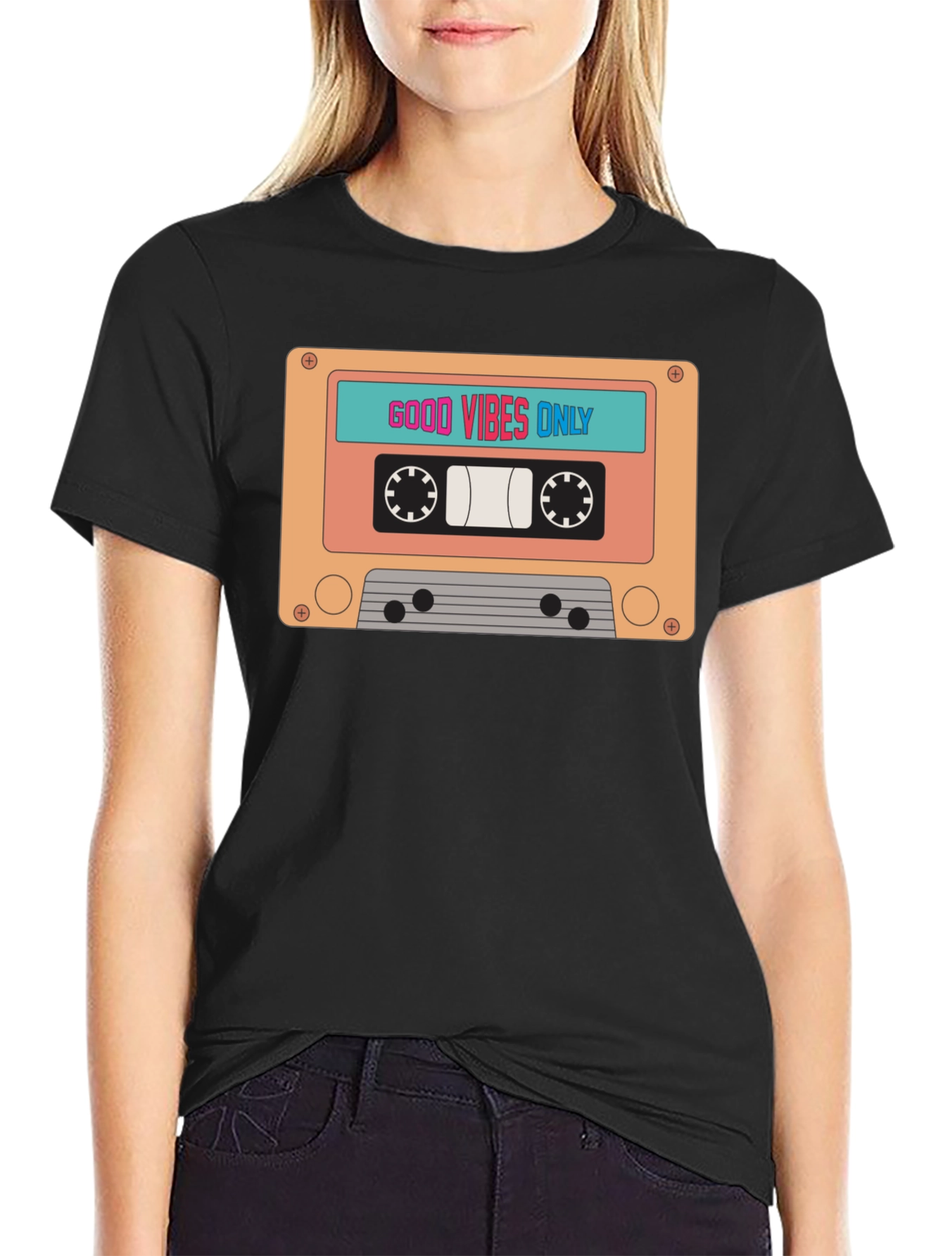Retro Cassette Tape Graphic Tee